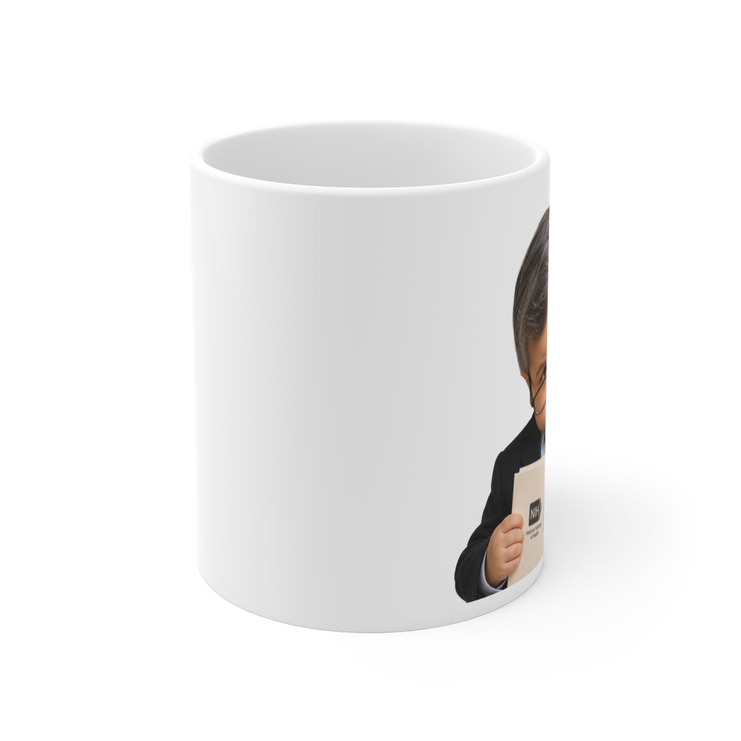 Peer Review Side-Eye Mug - Jay Bhattacharya