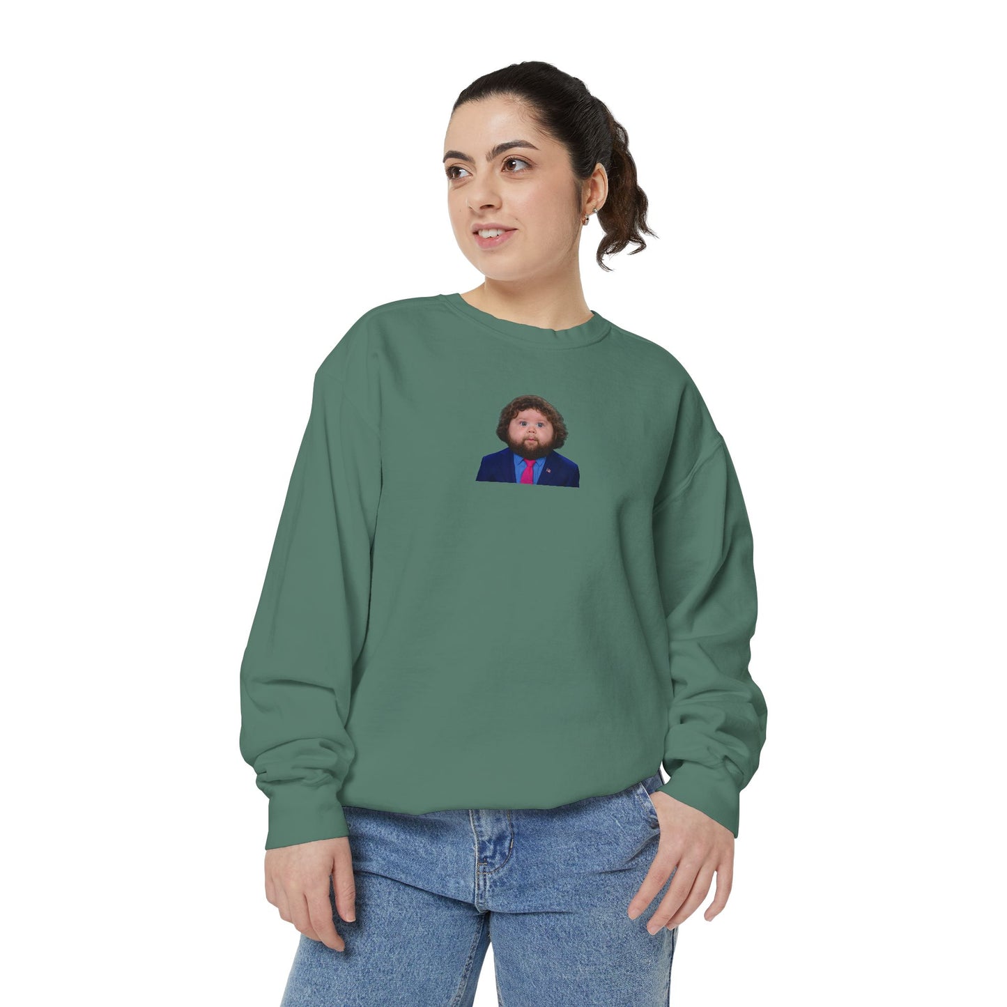 Unholy Mullet That Defies Physics Crewneck Sweatshirt - JD Vance
