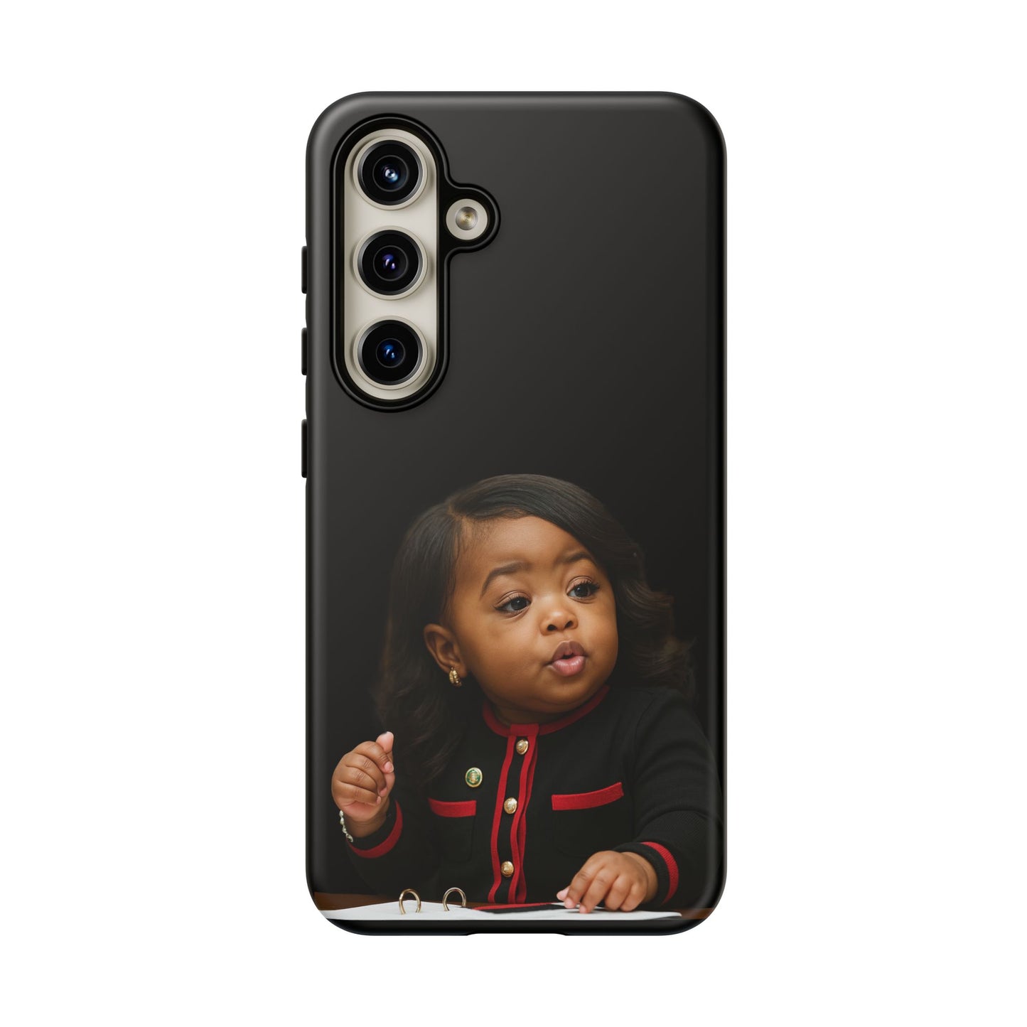 Glossed Up + Ready for the Group Chat Phone Case - Jasmine Crockett