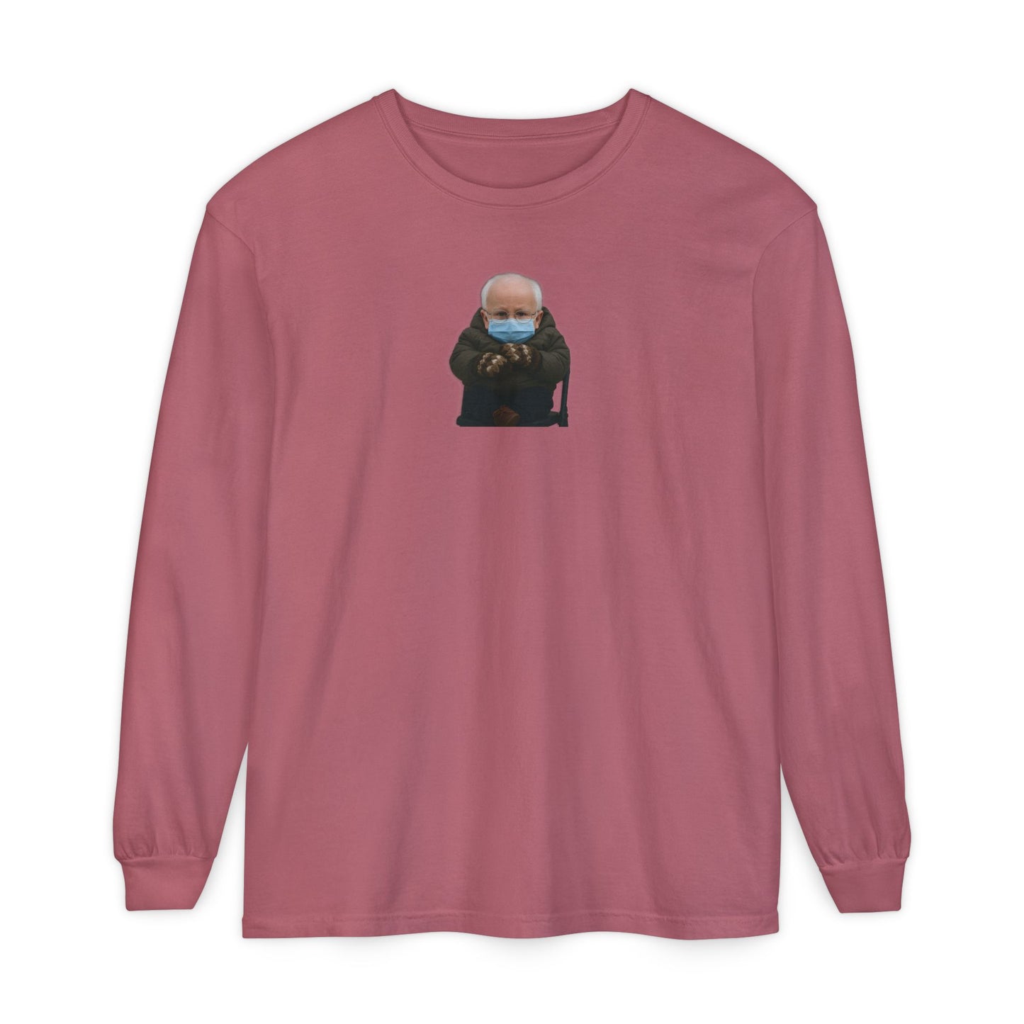 Mittens Long Sleeve Shirt - Bernie Sanders
