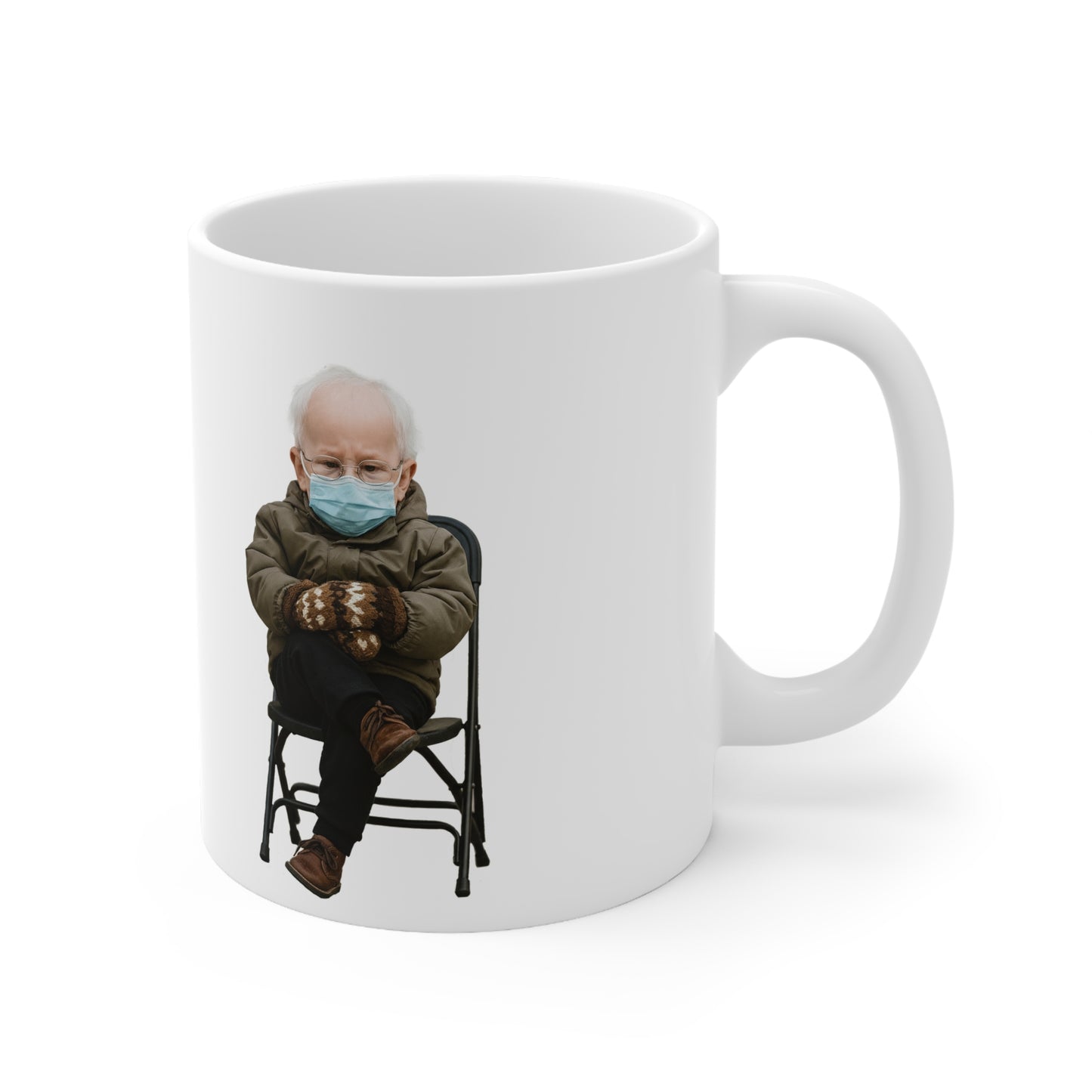 “Once Again, I Am Sitting” – Baby Bernie Mug