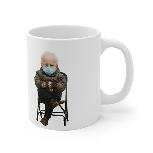 “Once Again, I Am Sitting” – Baby Bernie Mug