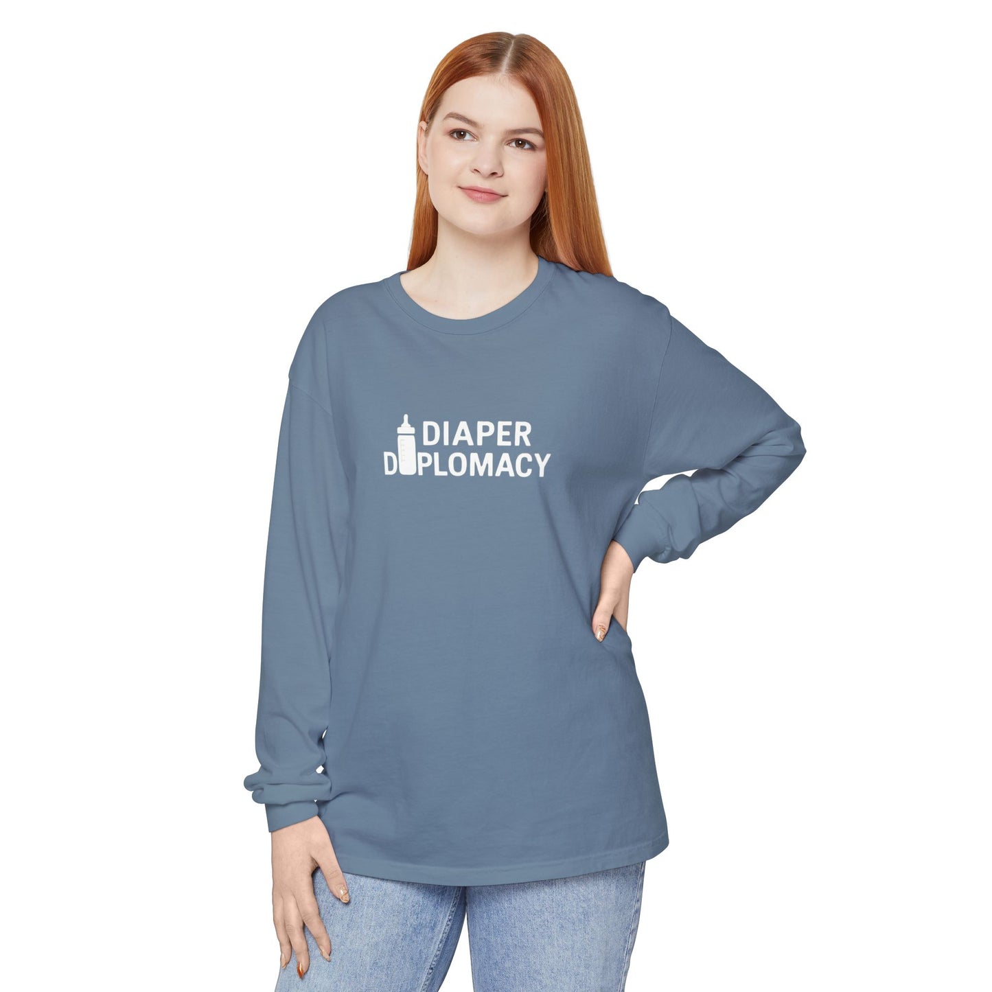 Diaper Diplomacy — Podium Baby Long Sleeve Tee