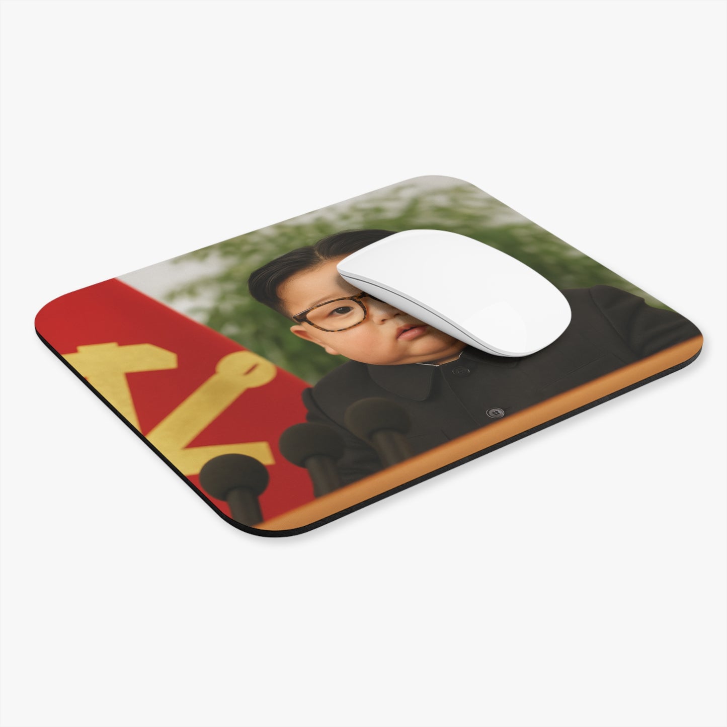 “Control the Cursor, Control the Narrative” Mouse Pad - Kim Jong Un