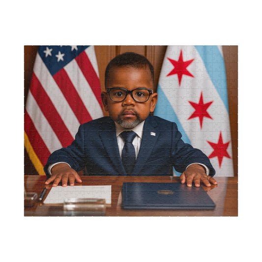 The City We Deserve—Piece by Piece Puzzle (520 Pieces) - Mayor Brandon Johnson