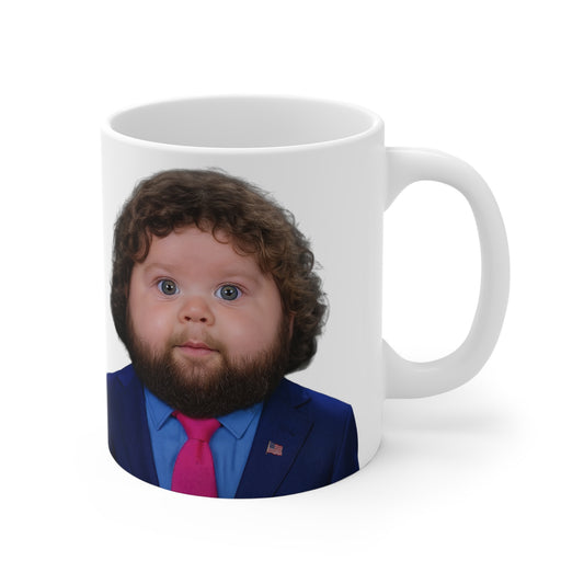 Unholy Mullet That Defies Physics Mug - JD Vance