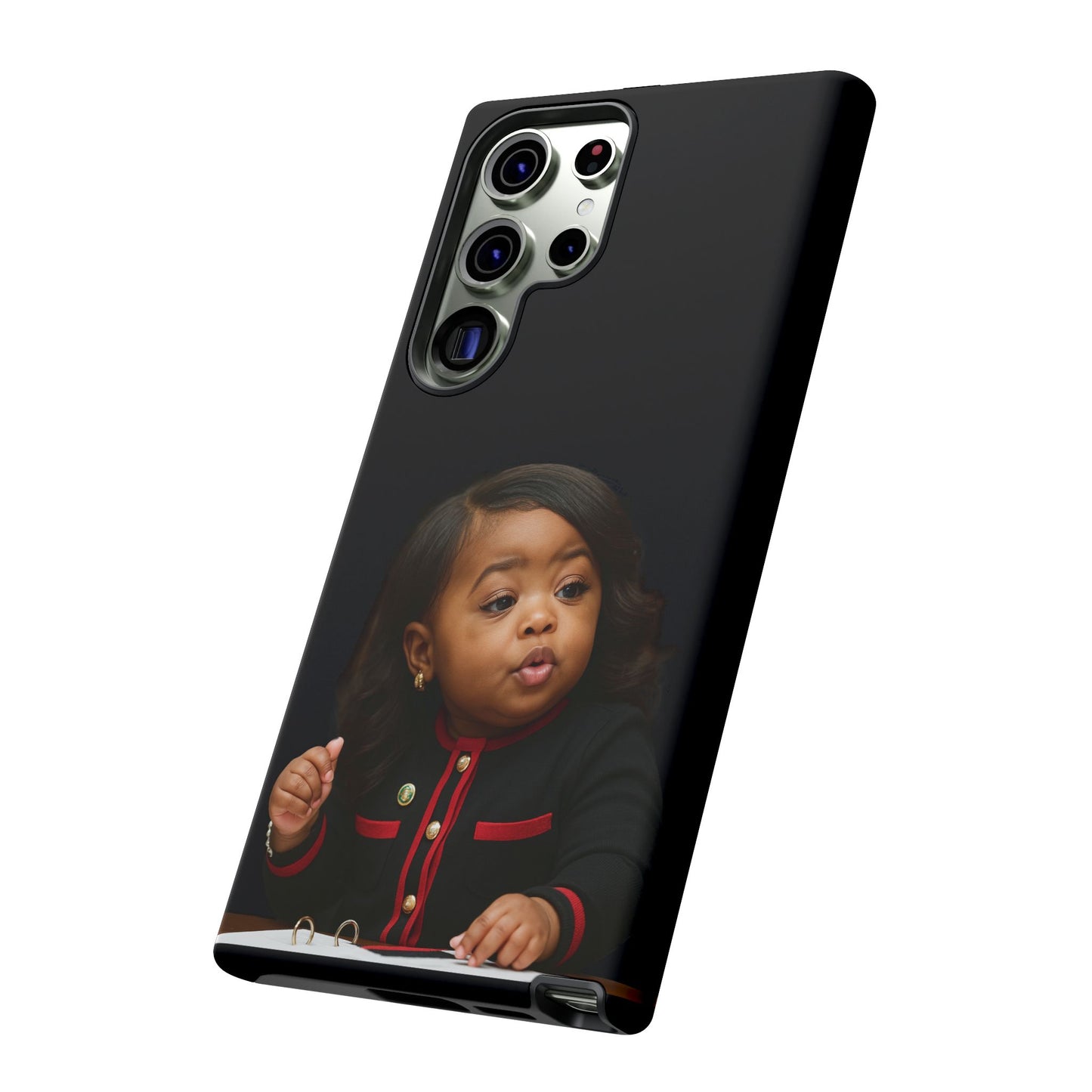 Glossed Up + Ready for the Group Chat Phone Case - Jasmine Crockett