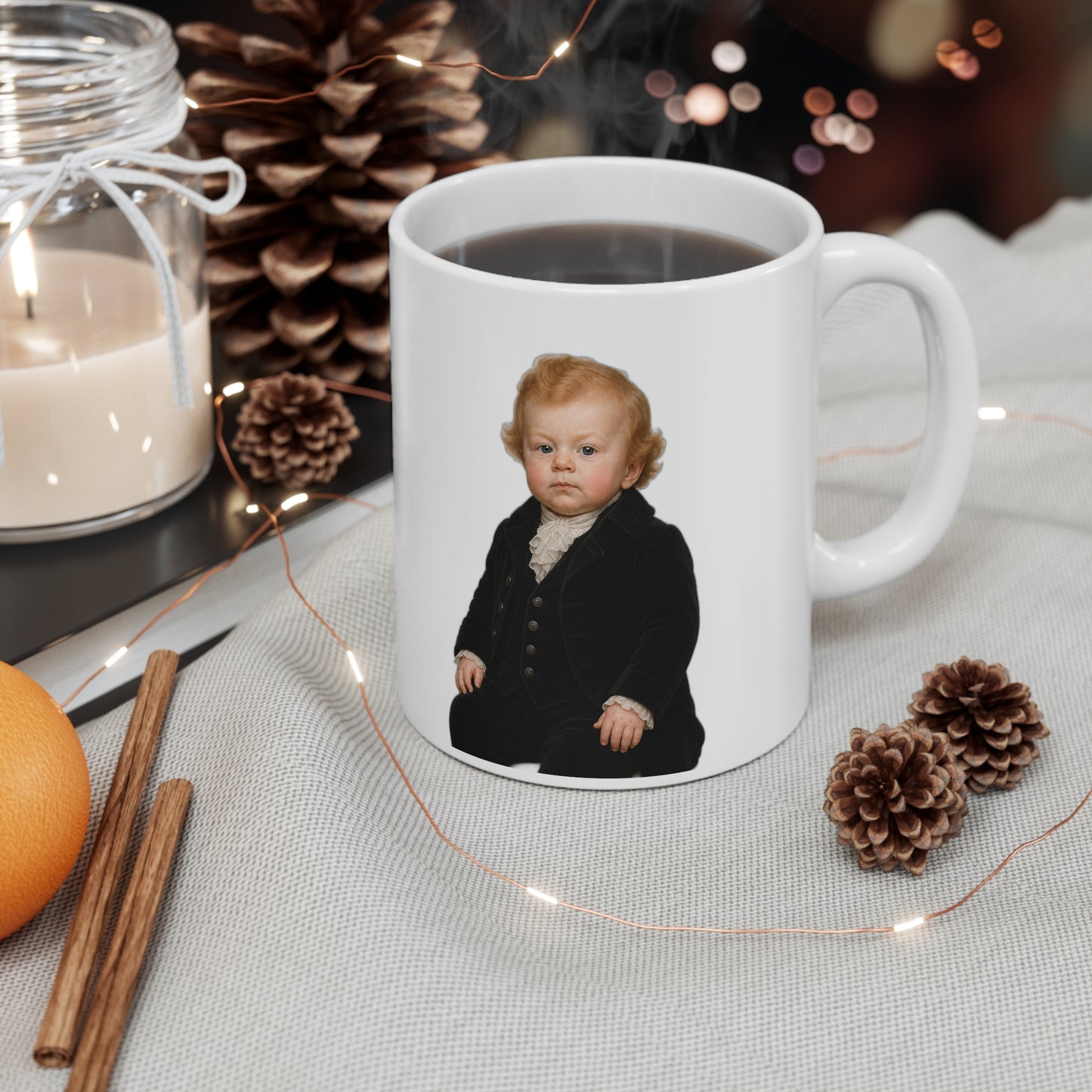 Declaration Before Caffeination Mug - Thomas Jefferson