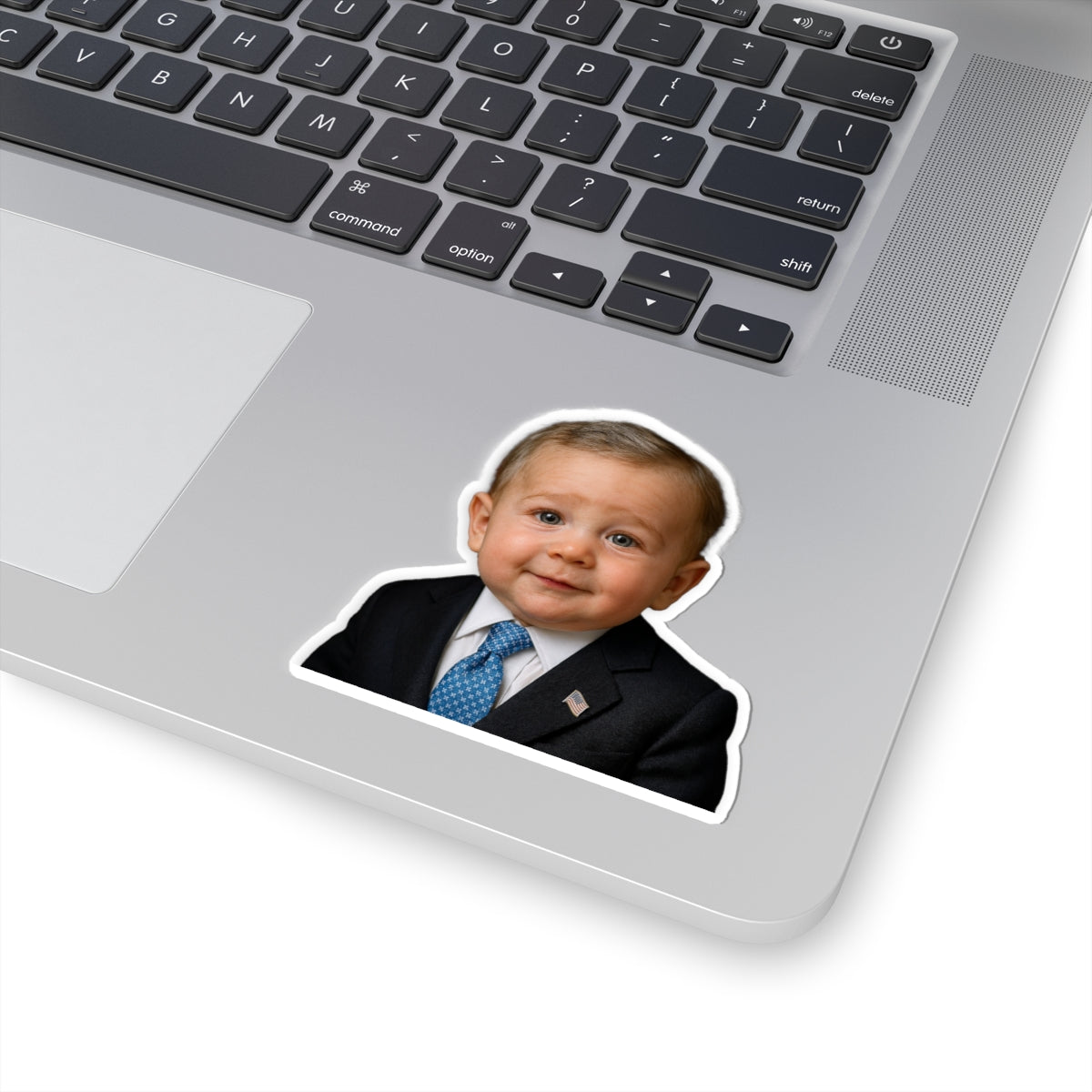 Stickin’ to My Guns (and Your Laptop) Sticker - George W. Bush