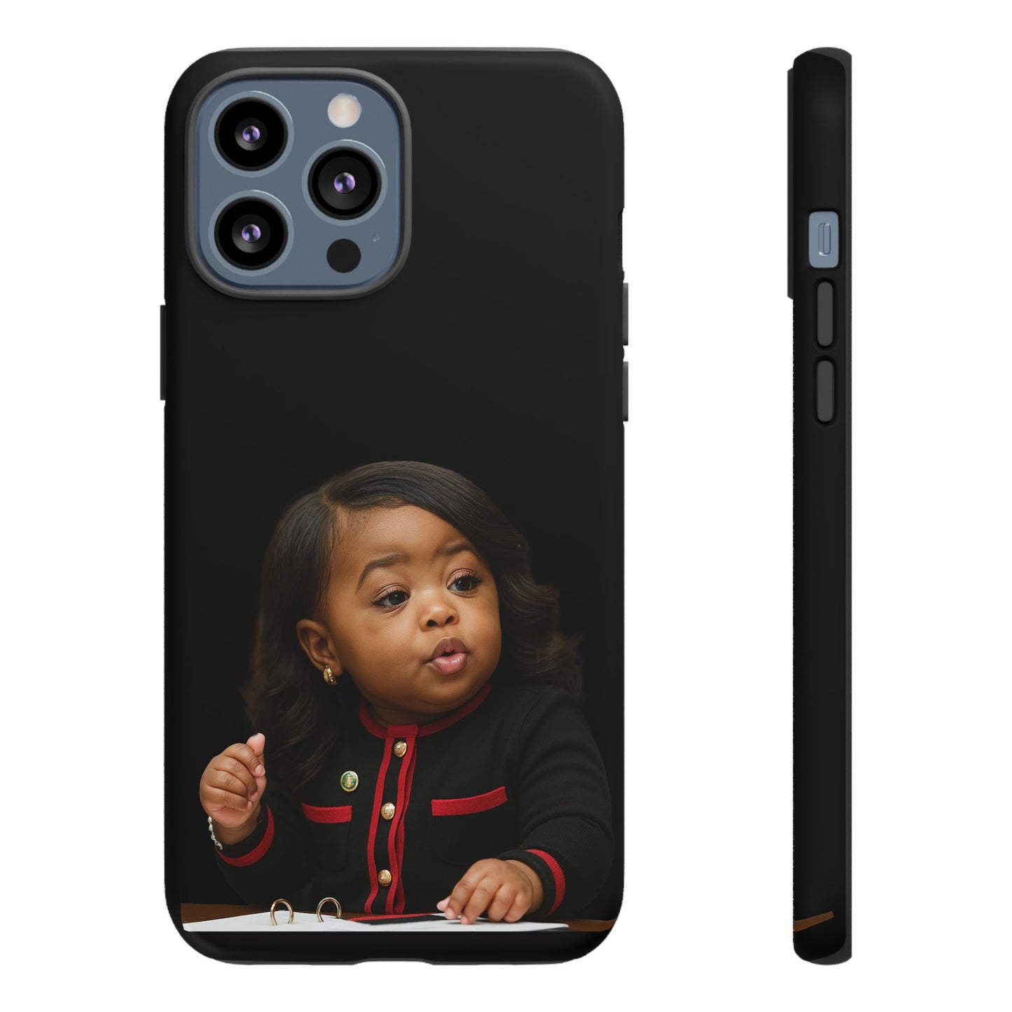 Glossed Up + Ready for the Group Chat Phone Case - Jasmine Crockett