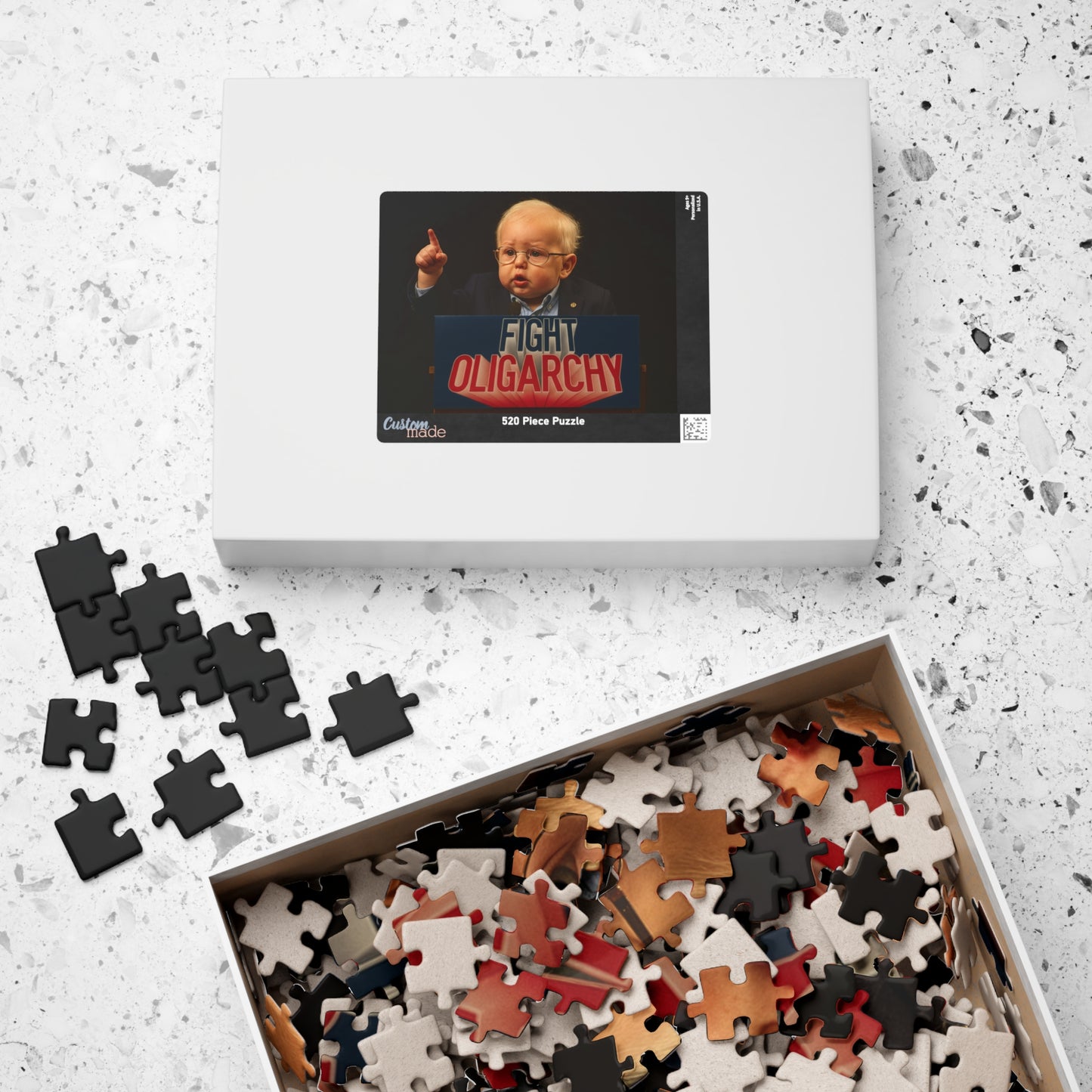 Not Me, Us—Piece by Piece Puzzle (520 Piece) - Bernie Sanders