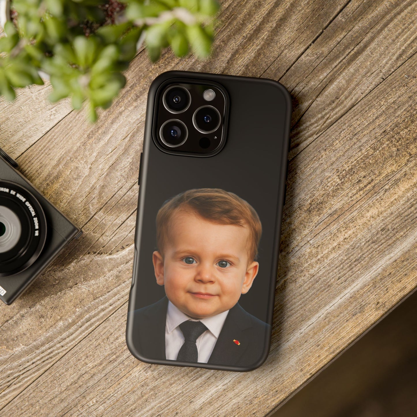 Pocket Élysée Protection Phone Case - Emmanuel Macron