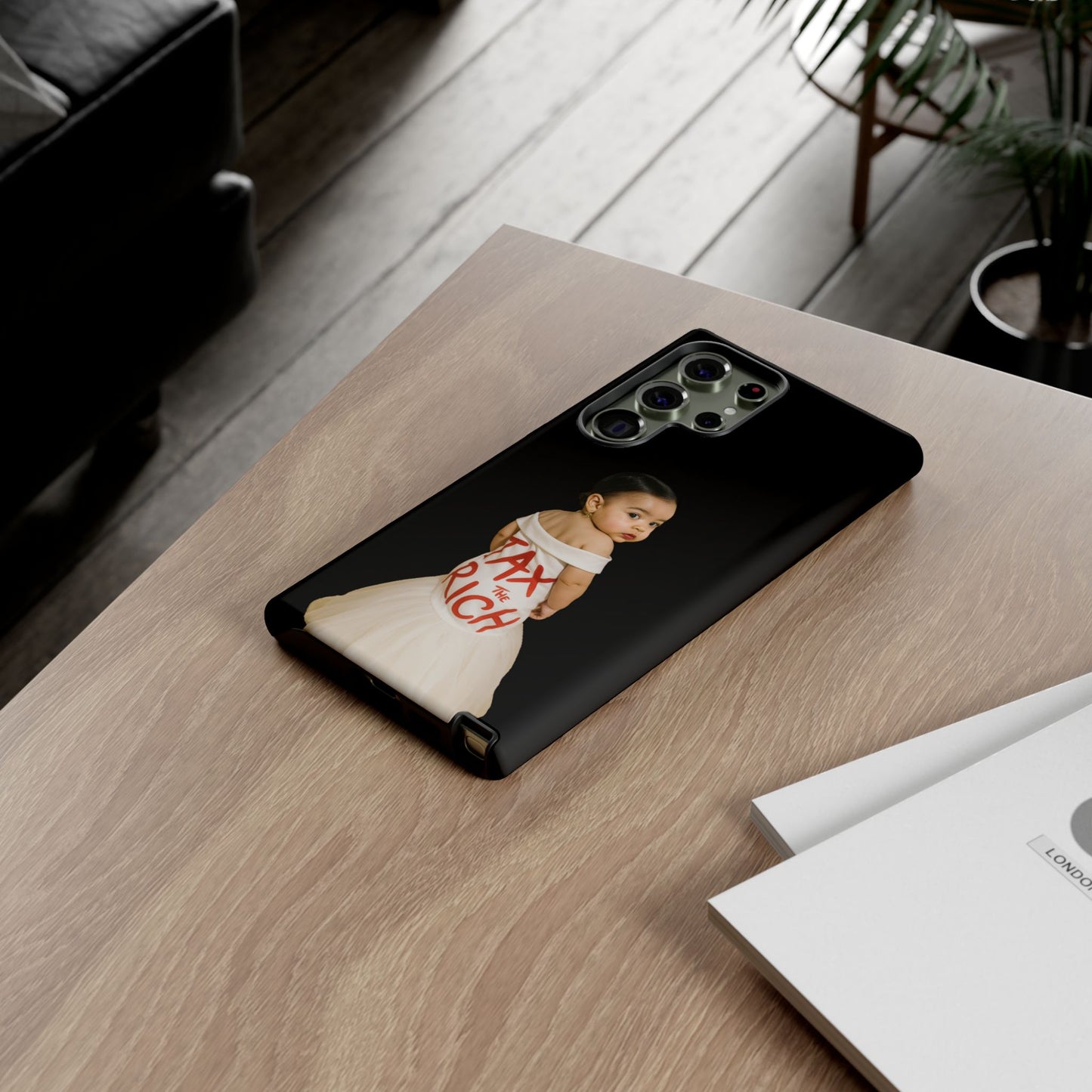 Tax the Playpen Phone Case - Alexandria Ocasio-Cortez (AOC)