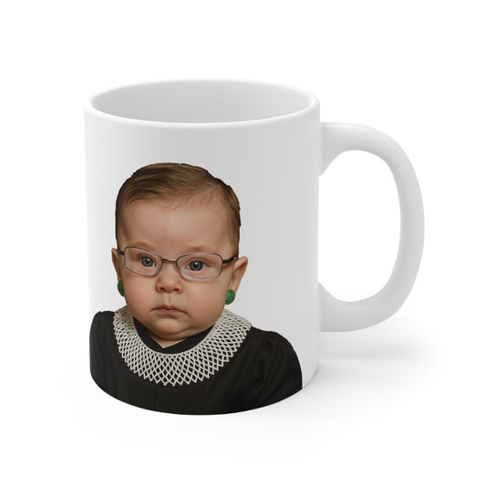 I Dissents, Therefore I Am Mug - Justice Ruth Bader Ginsburg (RBG)