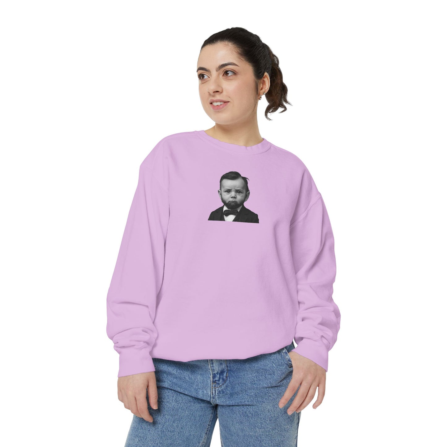 Cabinet-Level Cozy Crewneck Sweatshirt - Abraham Lincoln