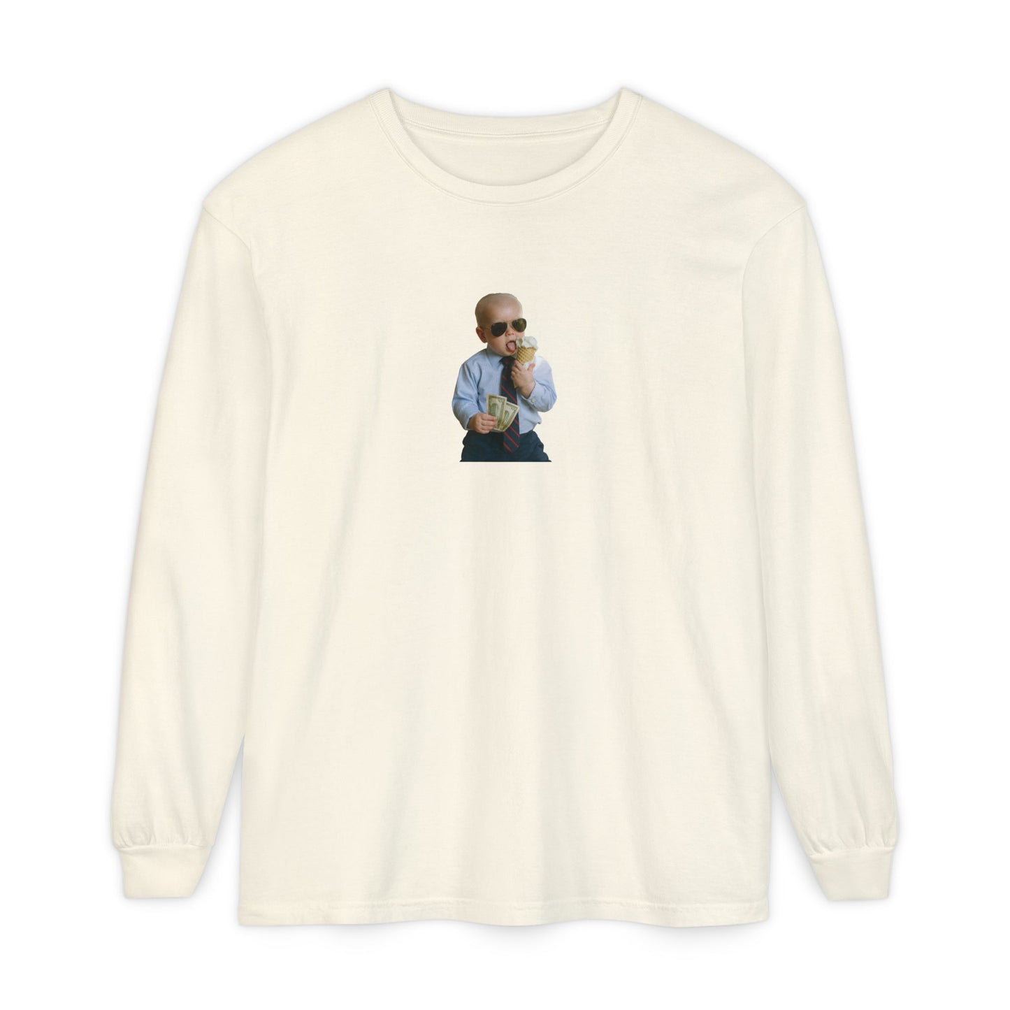 Just a Kid From Scranton...With Ice Cream Long Sleeve Shirt - Joe Biden