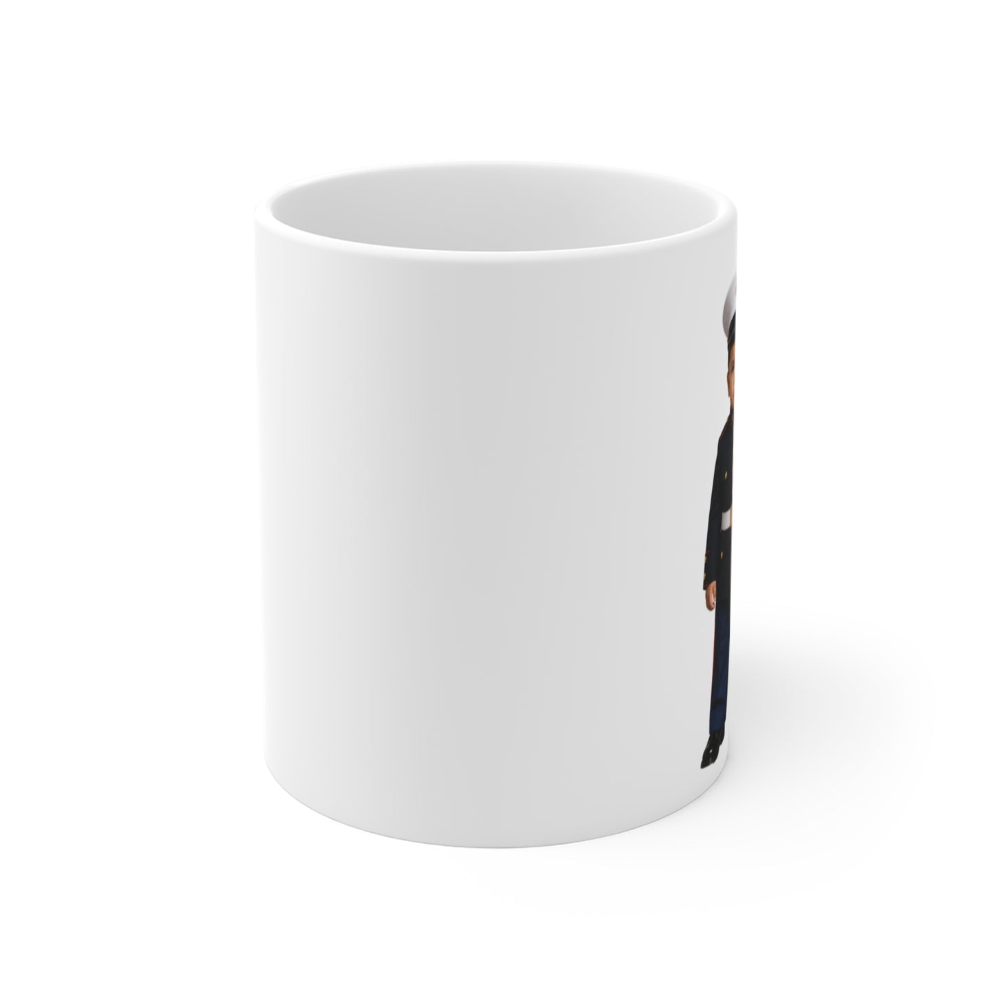 Inspection-Ready Mug - Marine Corps Modern Dress Uniform Hispanic Male