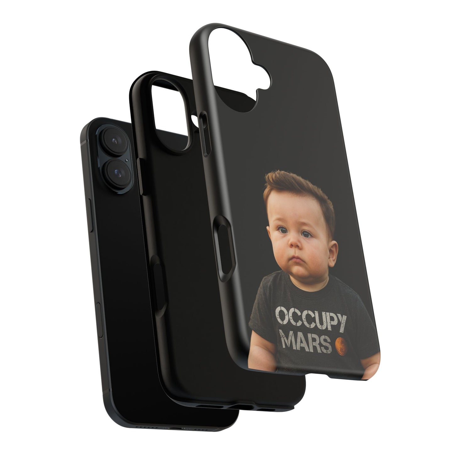 Pocket Payload: Dual-Layer Mars Readiness Phone Case - Elon Musk