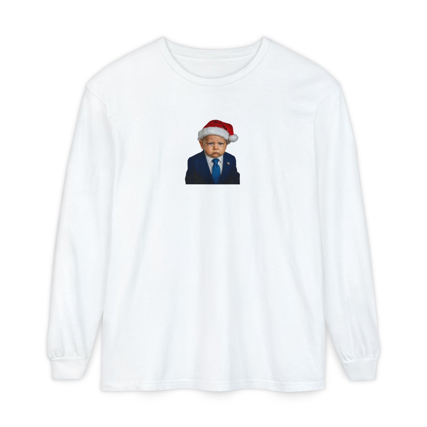 Make Christmas Great Again Long Sleeve Shirt - Donald J. Trump