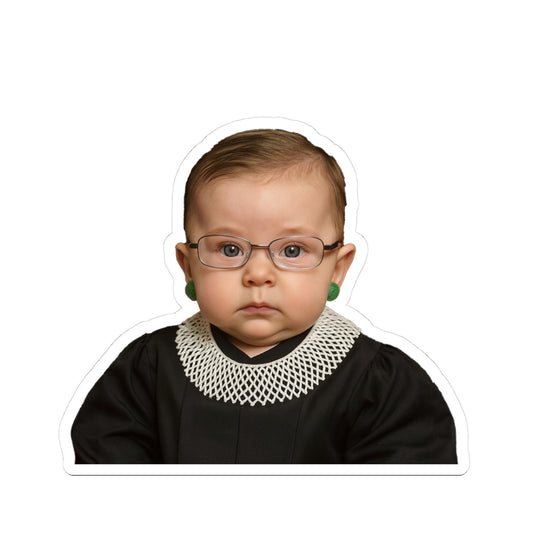 Tiny but Dissent-y Sticker - Justice Ruth Bader Ginsburg (RBG)