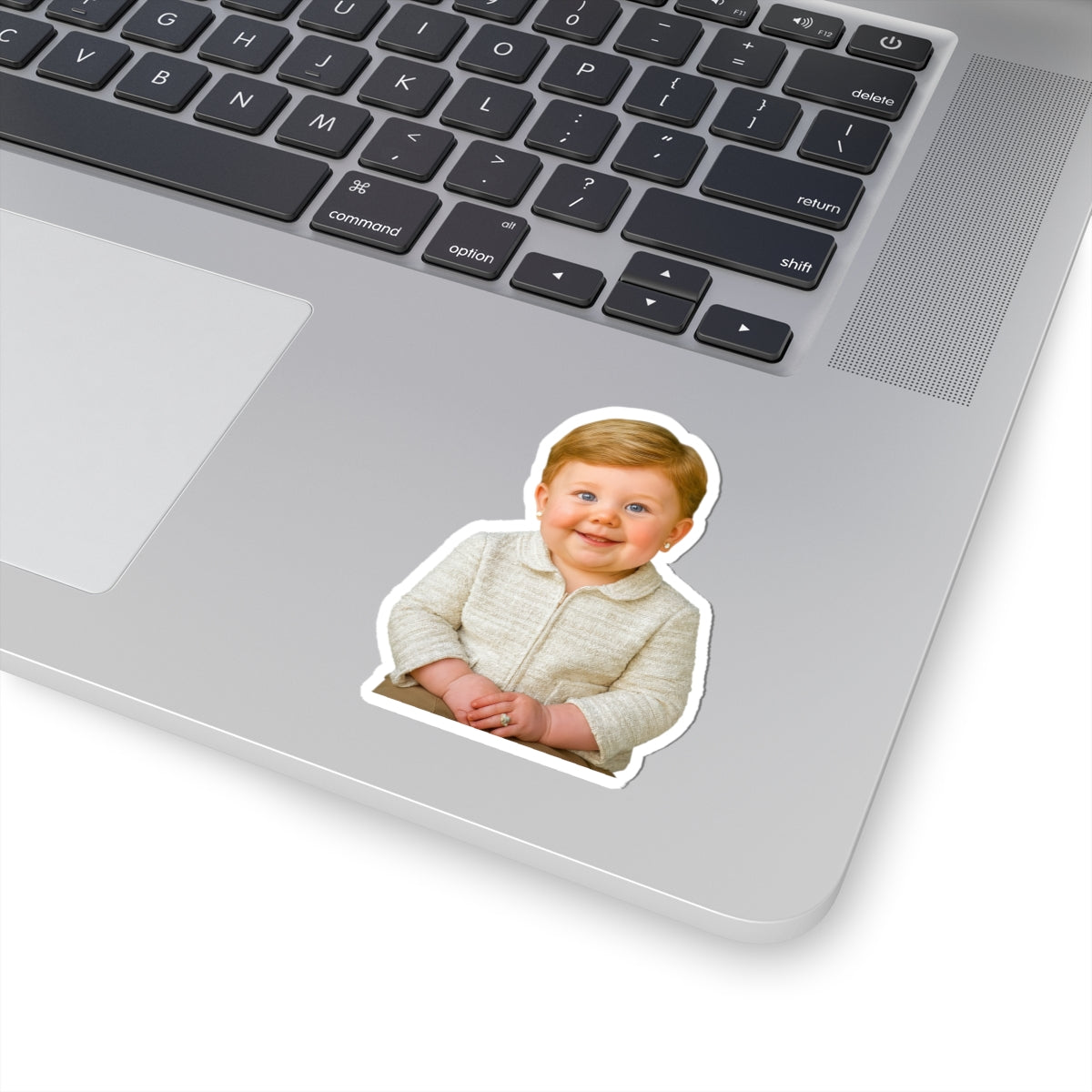 Shhh… I’m Leading Sticker - Laura Bush