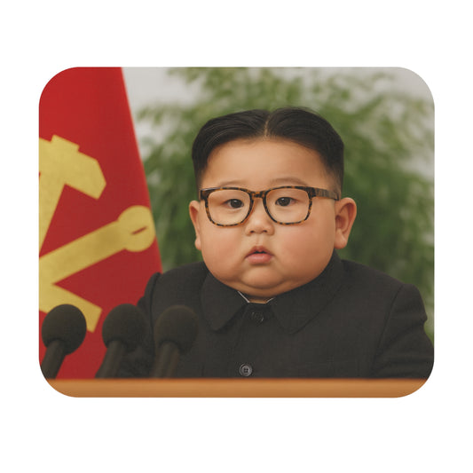 “Control the Cursor, Control the Narrative” Mouse Pad - Kim Jong Un
