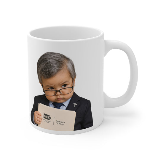 Peer Review Side-Eye Mug - Jay Bhattacharya