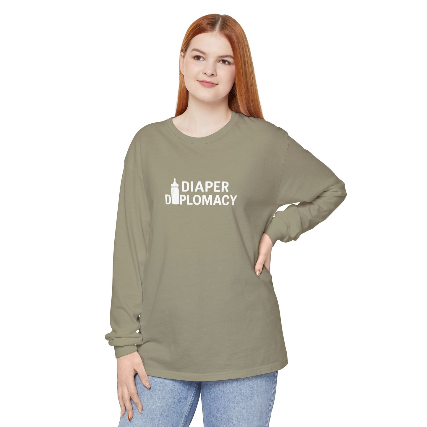 Diaper Diplomacy — Podium Baby Long Sleeve Tee