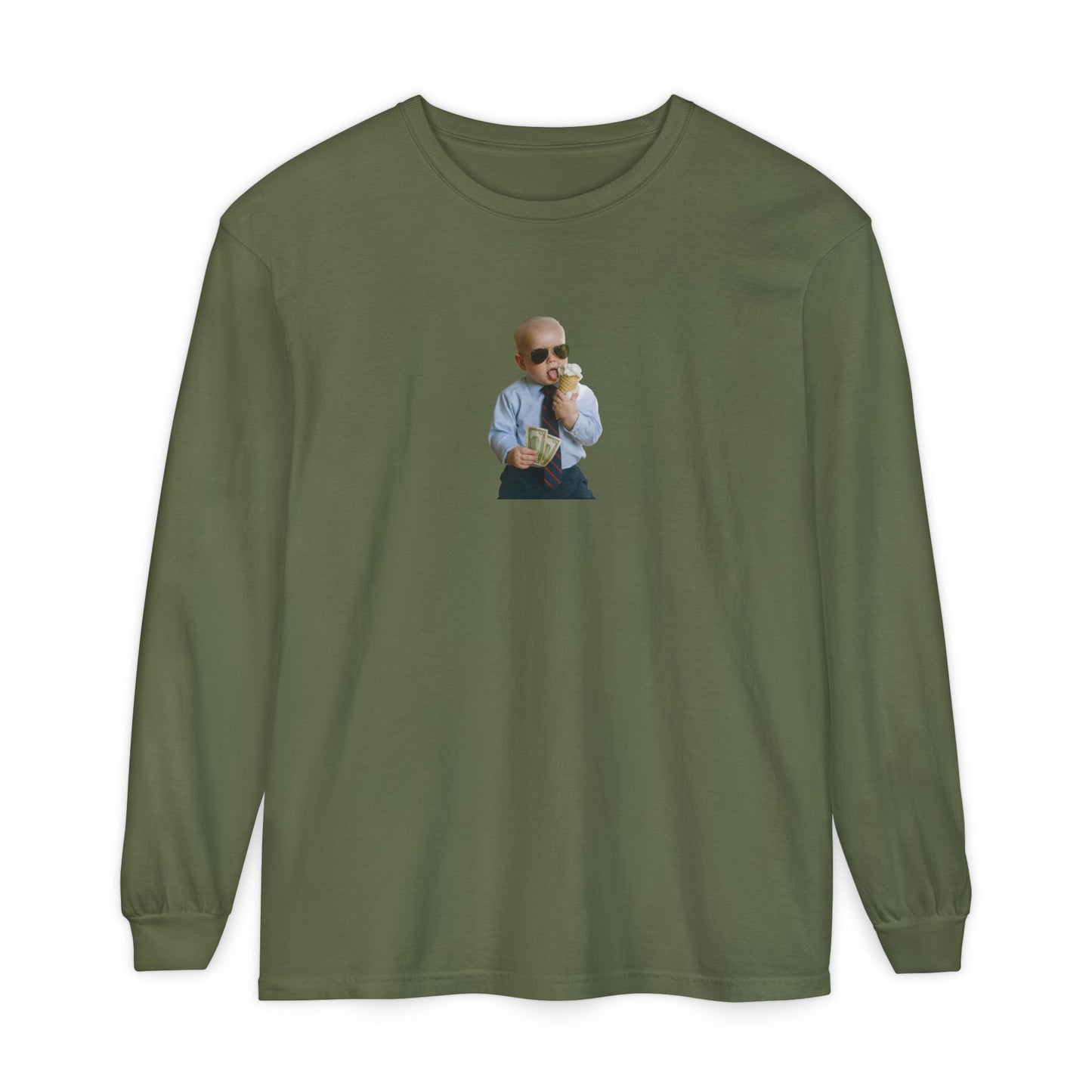 Just a Kid From Scranton...With Ice Cream Long Sleeve Shirt - Joe Biden