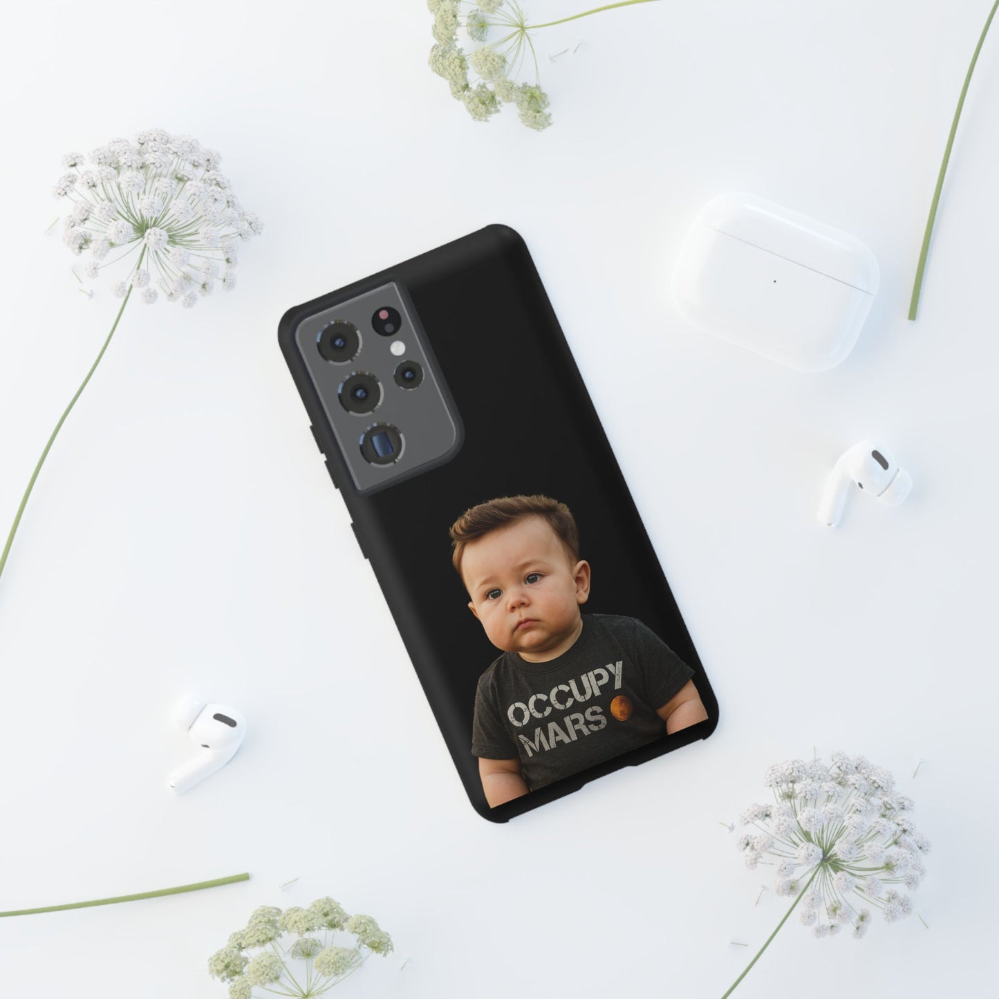 Pocket Payload: Dual-Layer Mars Readiness Phone Case - Elon Musk