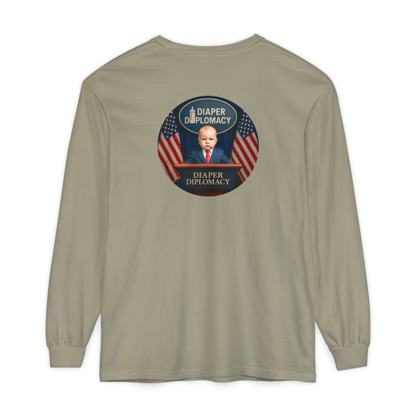 Diaper Diplomacy — Podium Baby Long Sleeve Tee