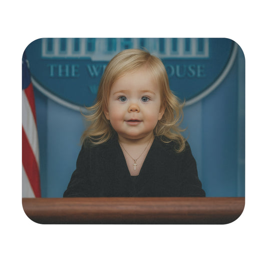 Clickbait Resistant, Cursor Confident Mouse Pad - Karoline Leavitt