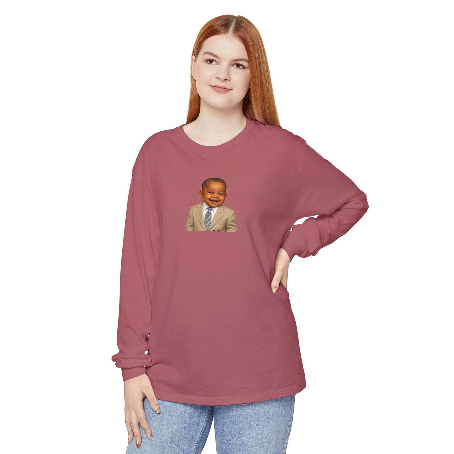 "Yes We Tan" Long Sleeve Shirt - Barack Obama
