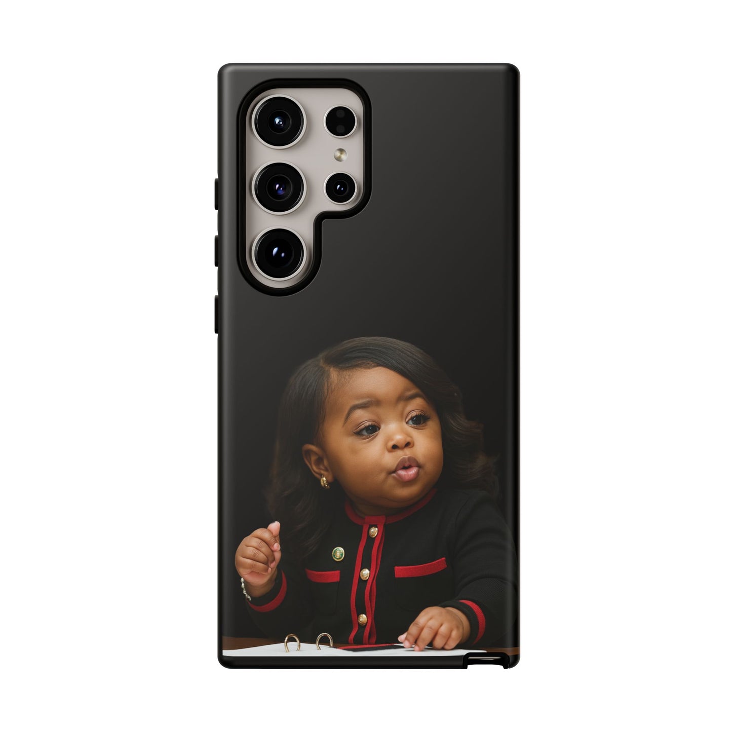 Glossed Up + Ready for the Group Chat Phone Case - Jasmine Crockett