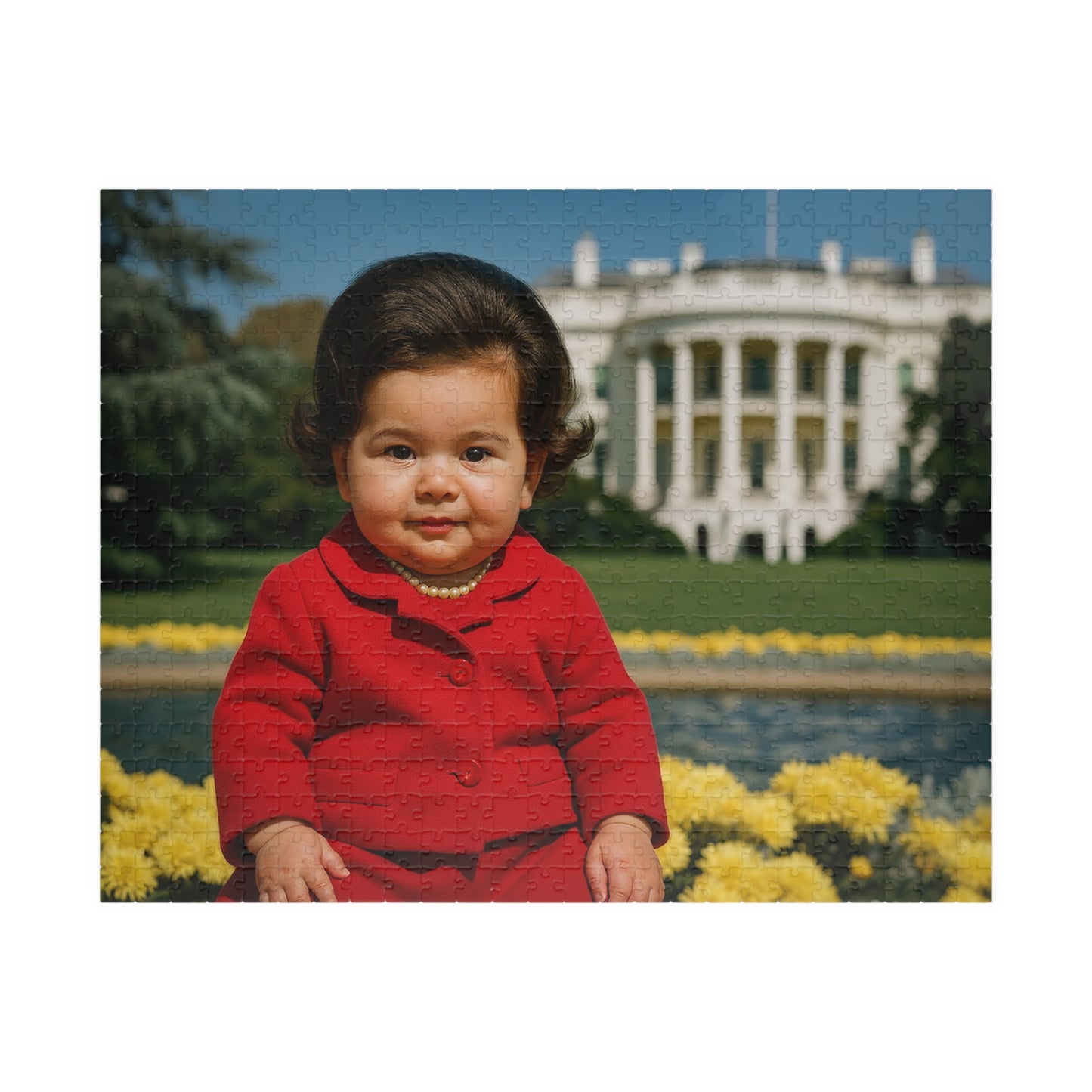 Bloom by Bloom—Piece by Piece Puzzle (520 Pieces) - Claudia Taylor (Lady Bird) Johnson