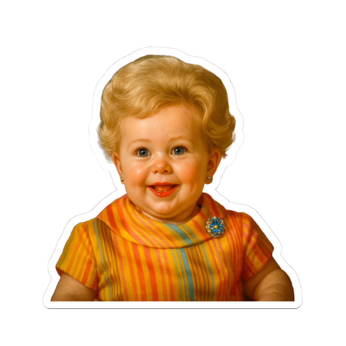 The Cloth-Coat Decal Sticker - Patricia Nixon