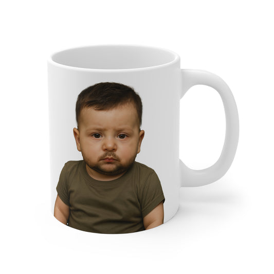 Still Here, Still Sippin’ — 11oz Courage Cup - Volodymyr Zelenskyy