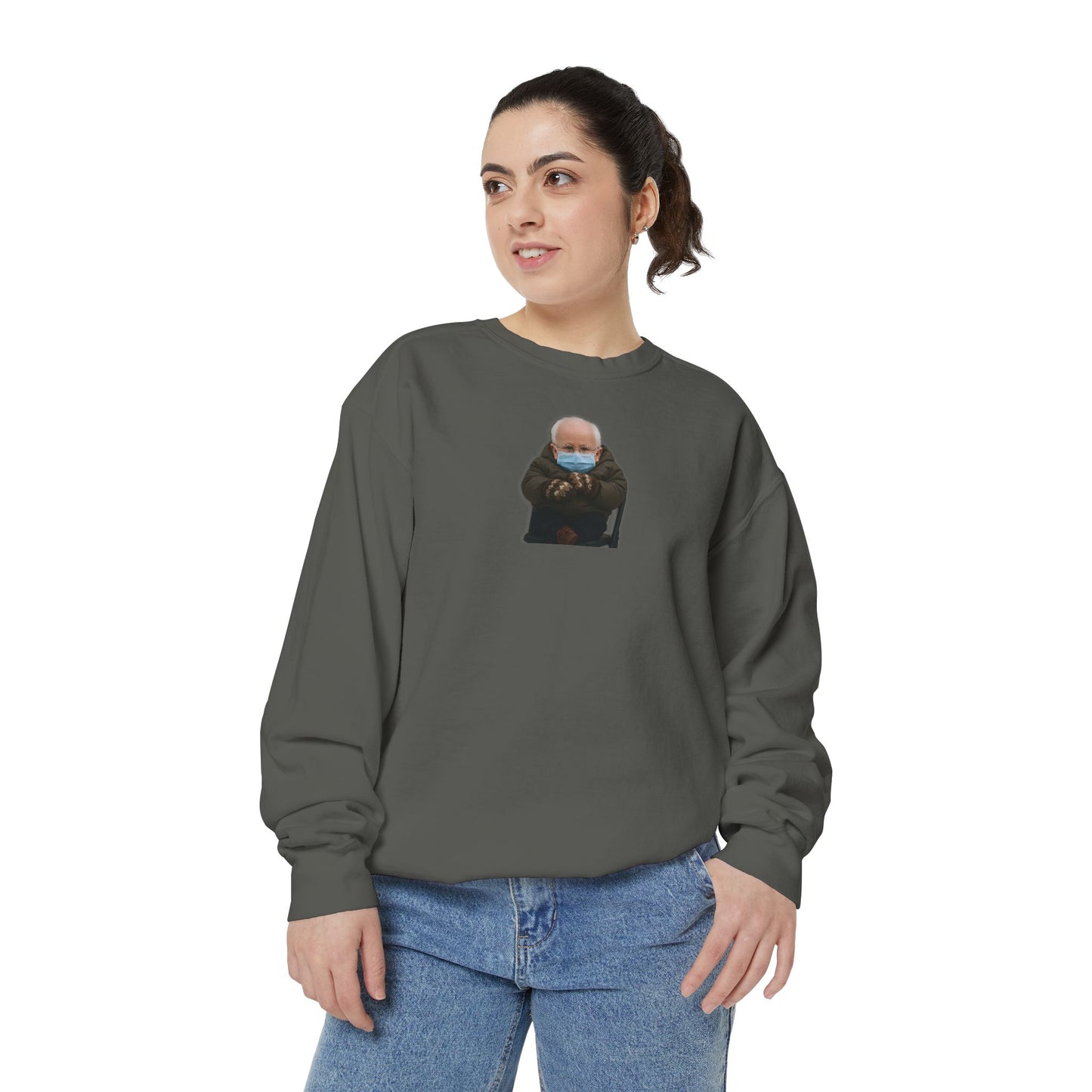 Mittens Crewneck Sweatshirt -Bernie Sanders