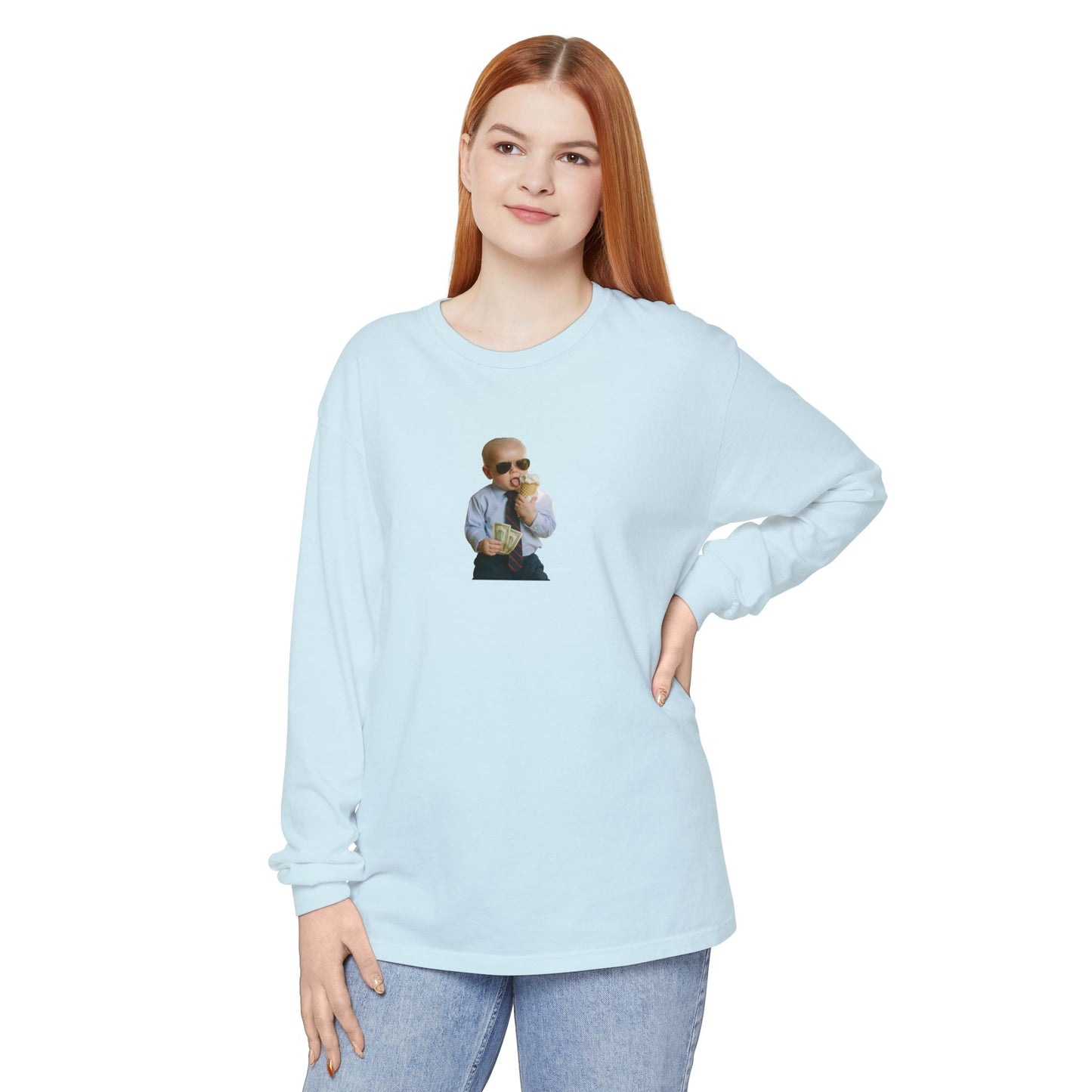 Just a Kid From Scranton...With Ice Cream Long Sleeve Shirt - Joe Biden