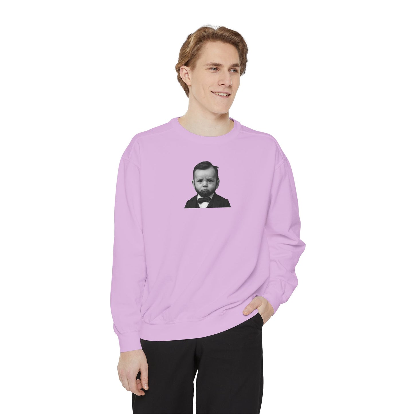 Cabinet-Level Cozy Crewneck Sweatshirt - Abraham Lincoln