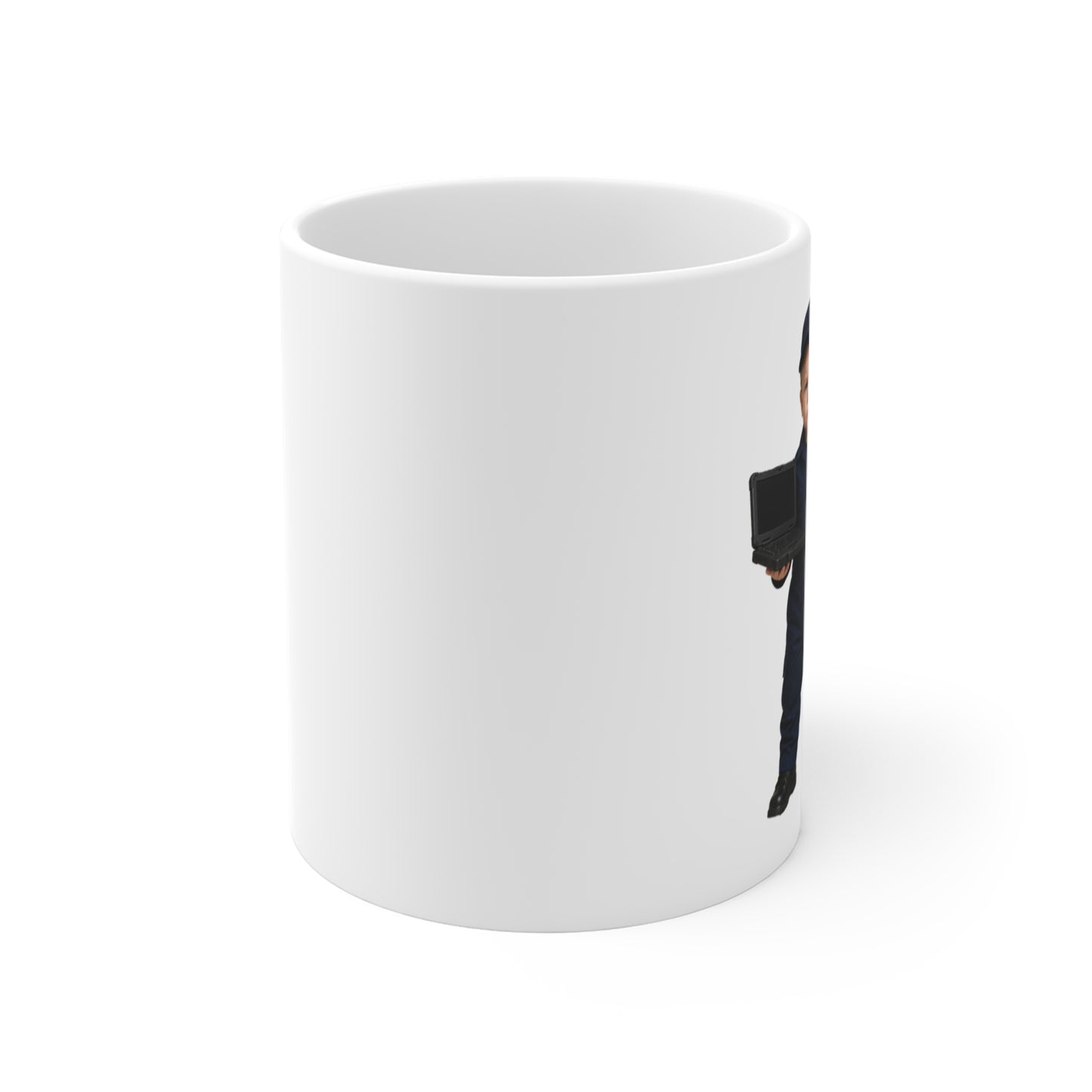 Inspection-Ready Mug - Navy Modern Cyber Technician