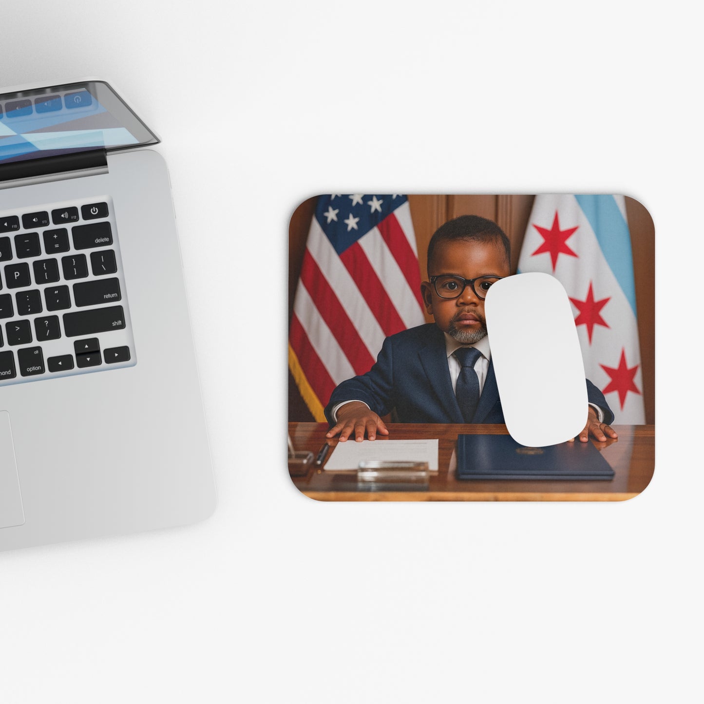 Cursor of Courage Mouse Pad - Mayor Brandon Johnson