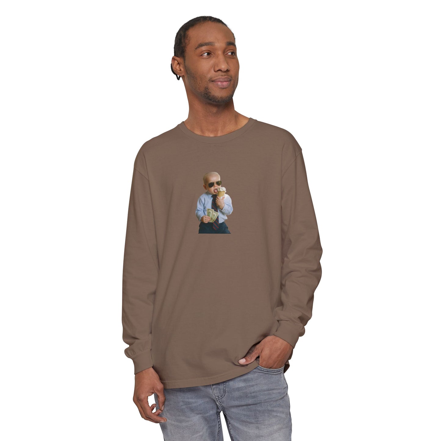 Just a Kid From Scranton...With Ice Cream Long Sleeve Shirt - Joe Biden