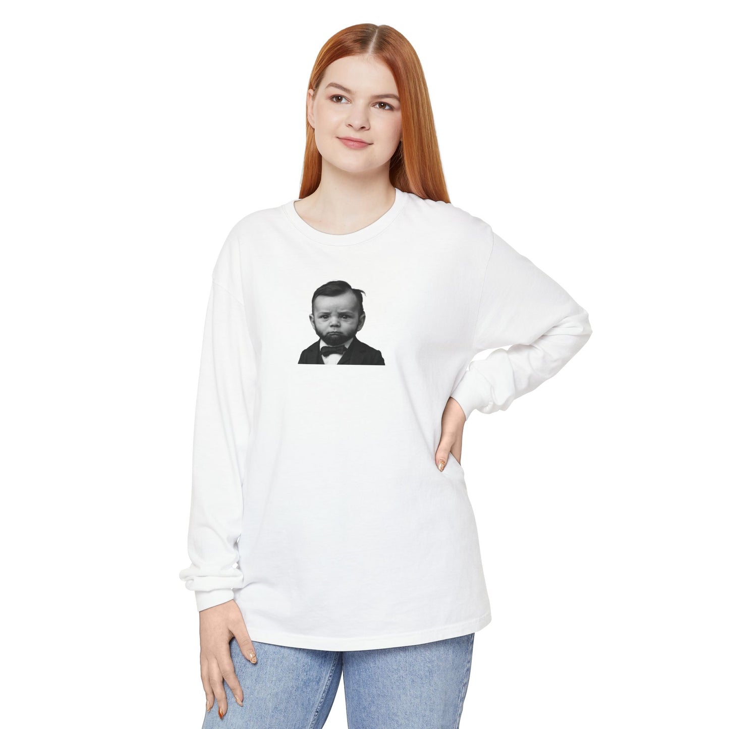 Sleeves of the House Divided (But Warm) Long Sleeve Shirt - Abraham Lincoln