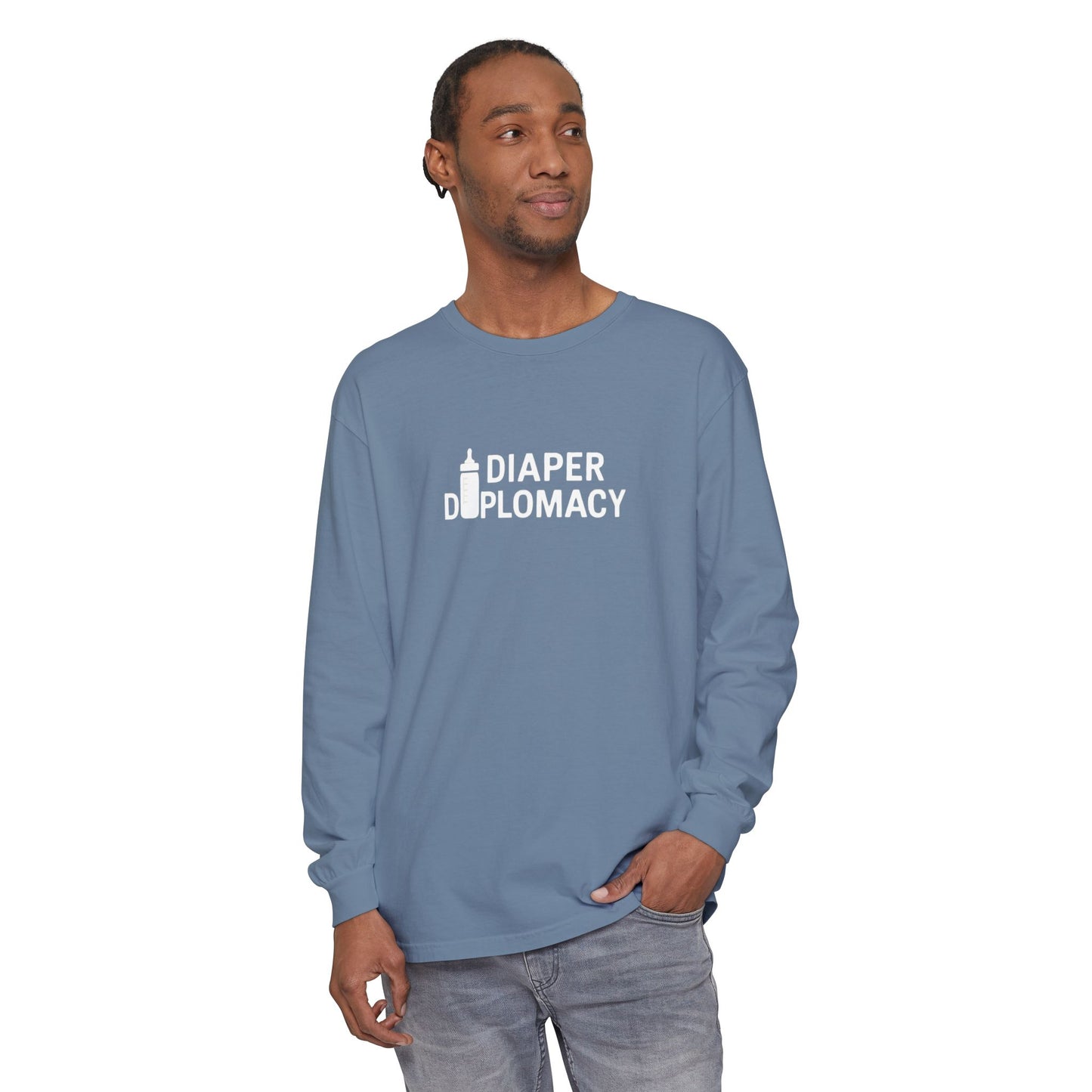 Diaper Diplomacy — Podium Baby Long Sleeve Tee