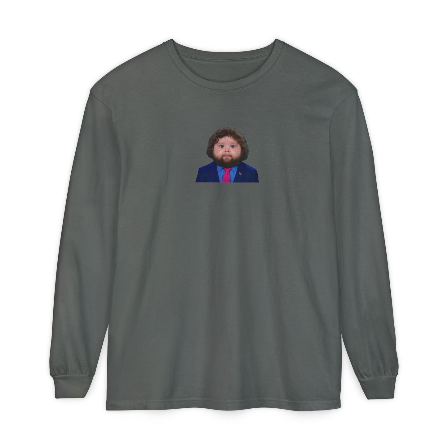 Unholy Mullet That Defies Physics Long Sleeve Shirt - JD Vance