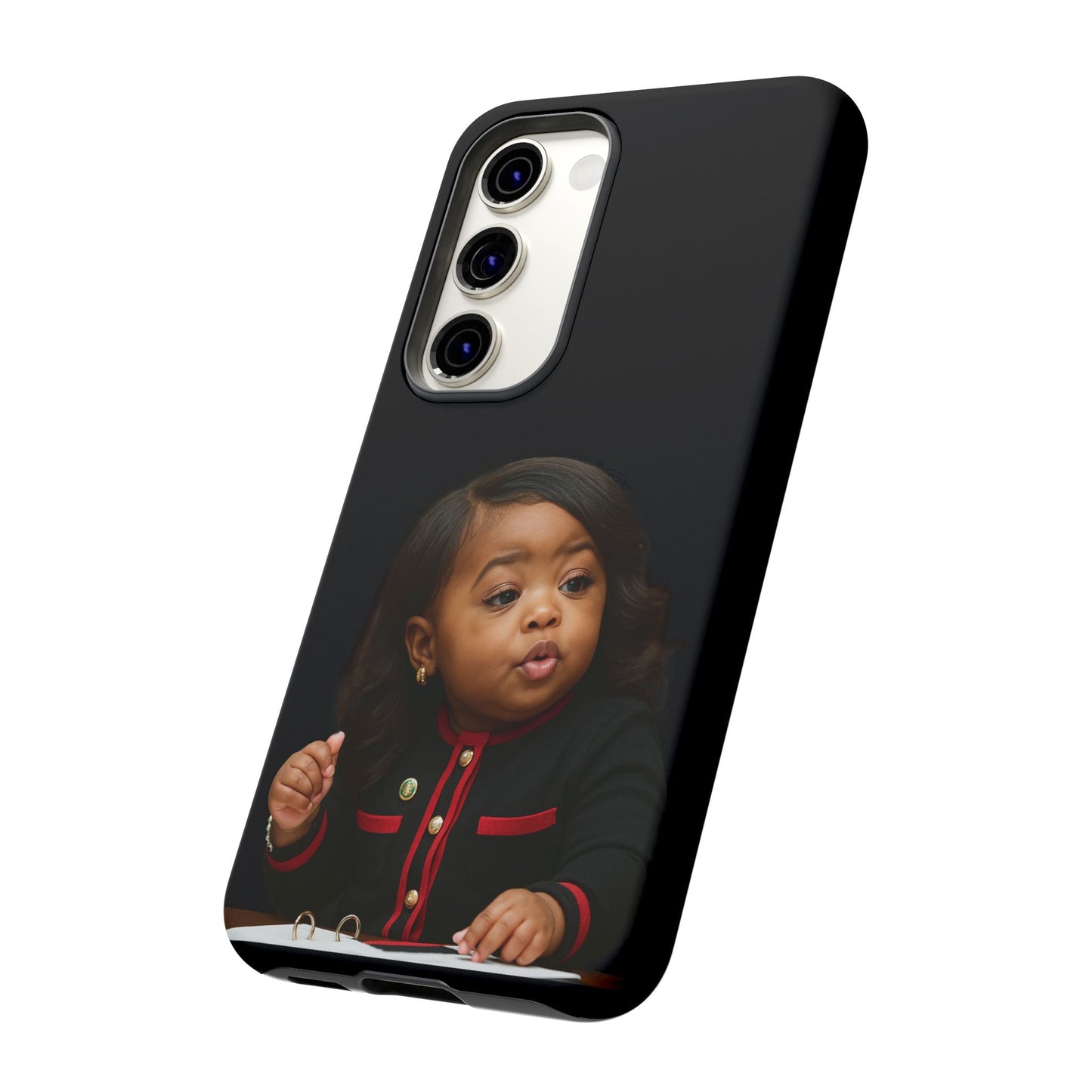 Glossed Up + Ready for the Group Chat Phone Case - Jasmine Crockett