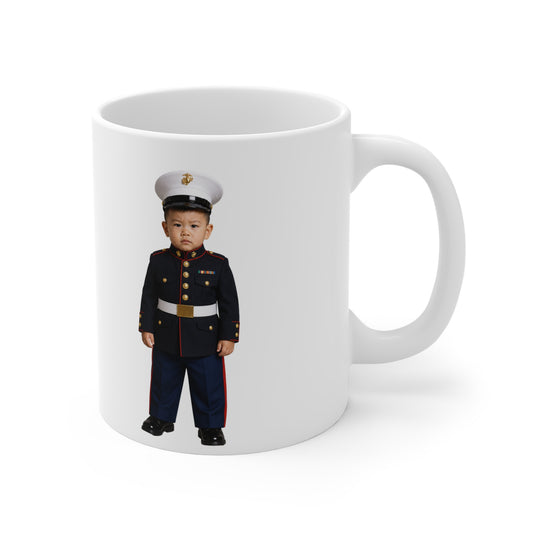 Reveille Roast Mug - Marine Corps Modern Dress Uniform Asian Male