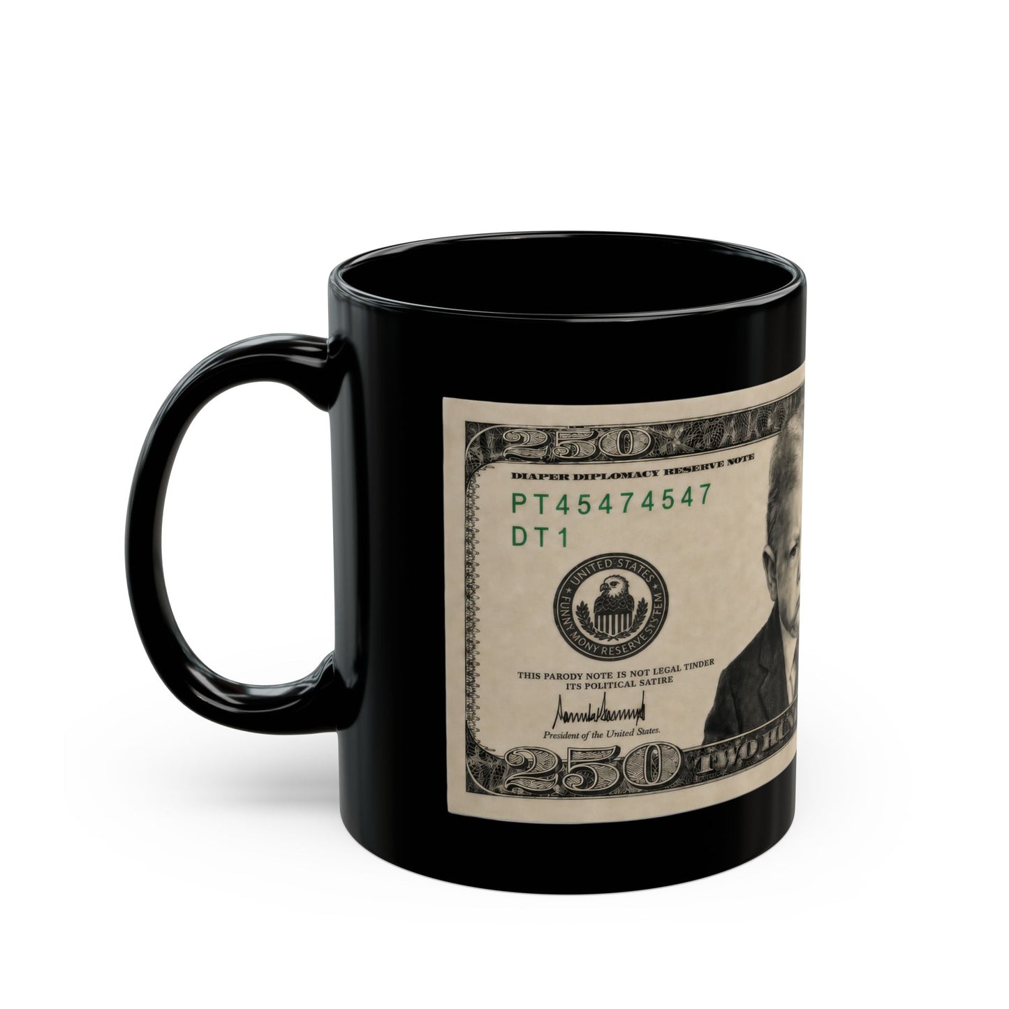 "Make America 250 Again" Black Mug - Donald Trump