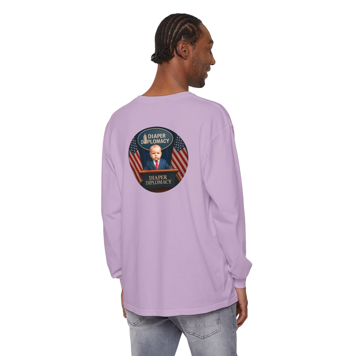 Diaper Diplomacy — Podium Baby Long Sleeve Tee